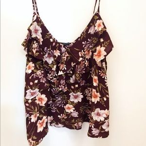 American Eagle Floral Tank Top